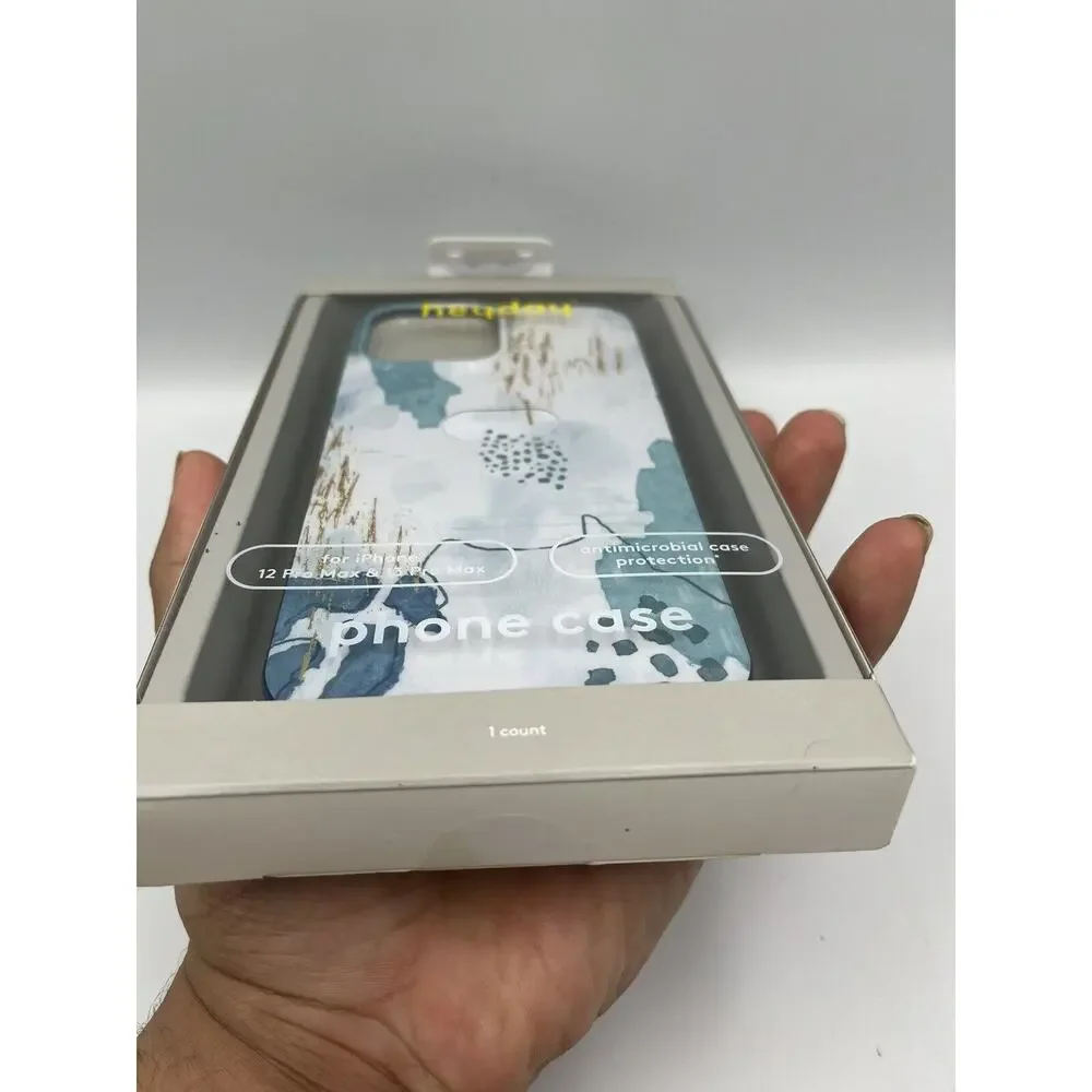 heyday antimicrobial Hard phone Case for iPhone 13 Pro - Teal, White, Gold